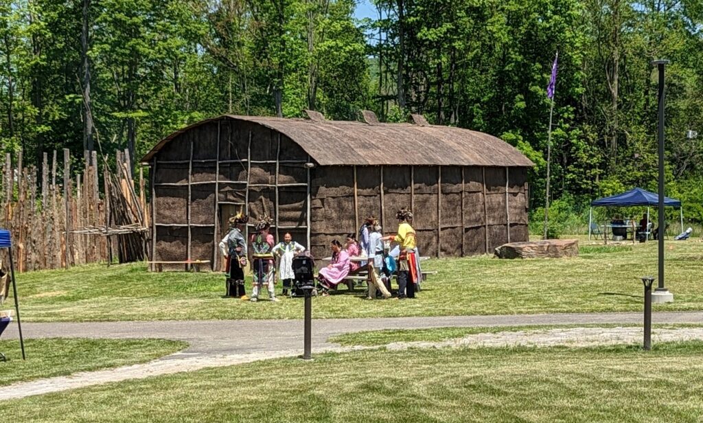 longhouse at Seneca Iroquois National Museum